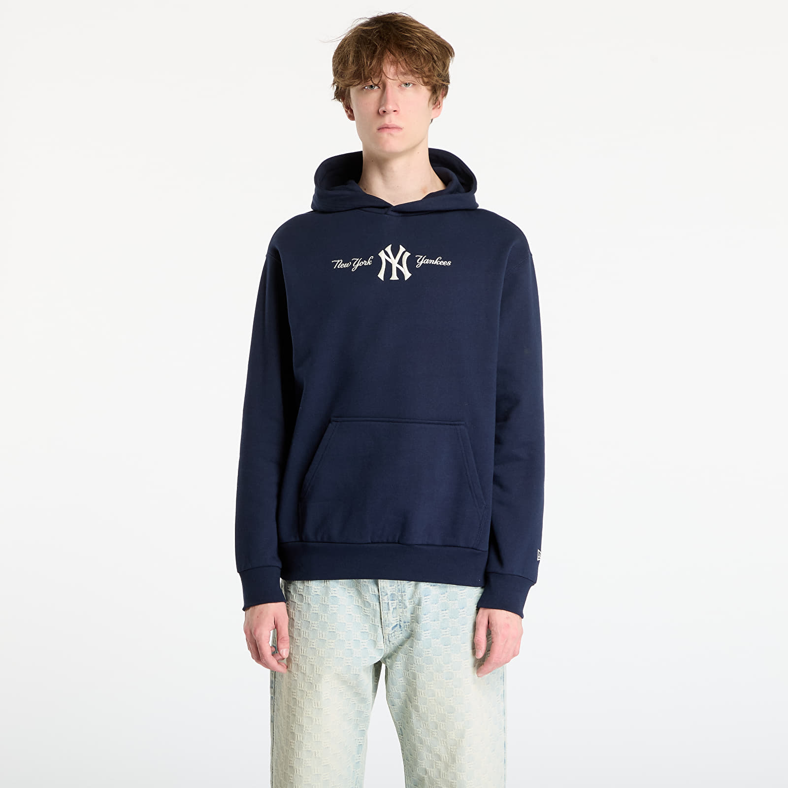 Pánske mikiny New Era MLB New York Yankees Graphic Hoodie UNISEX Night Shift Navy