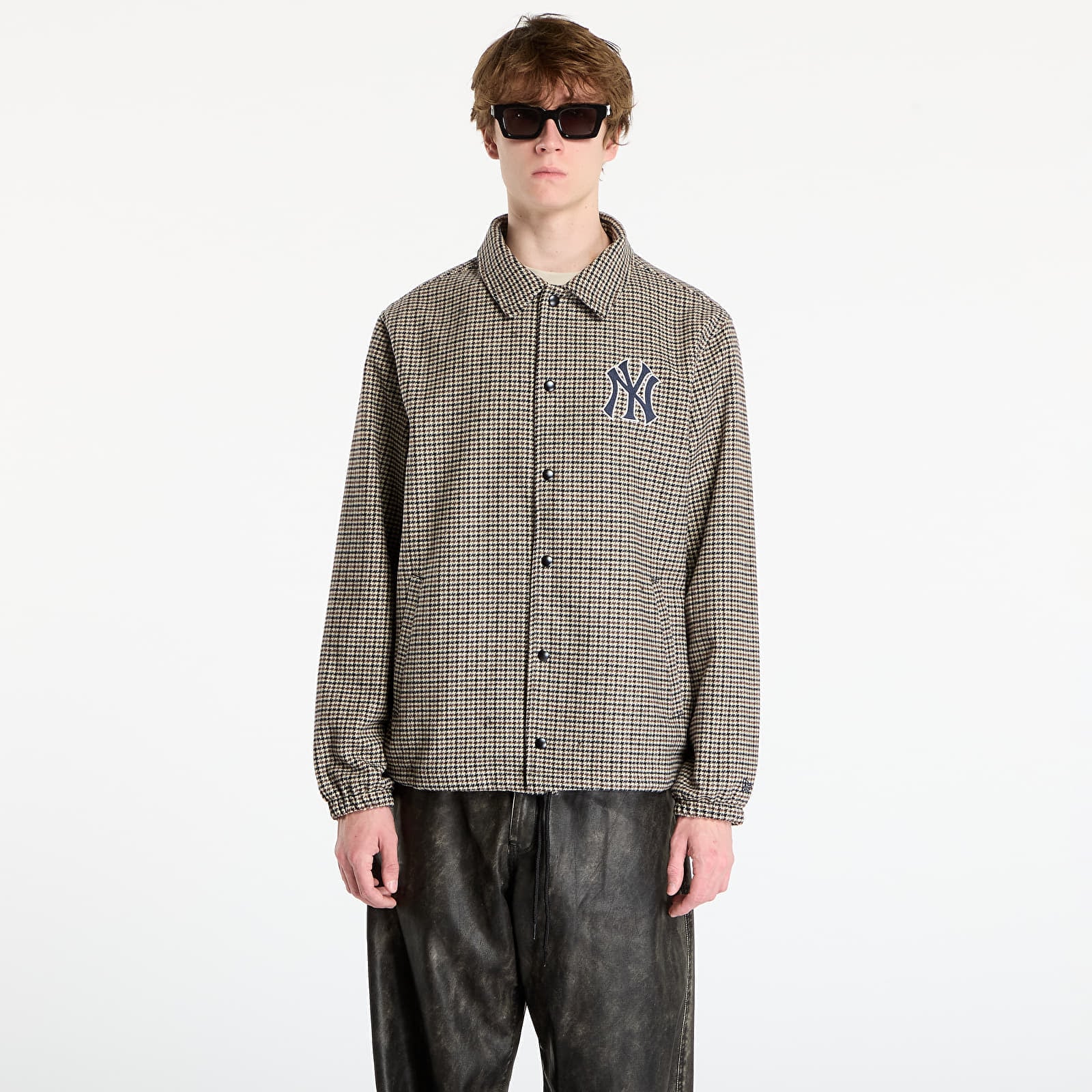 Jachetă New Era MLB New York Yankees Check Coaches Jacket UNISEX Dau L