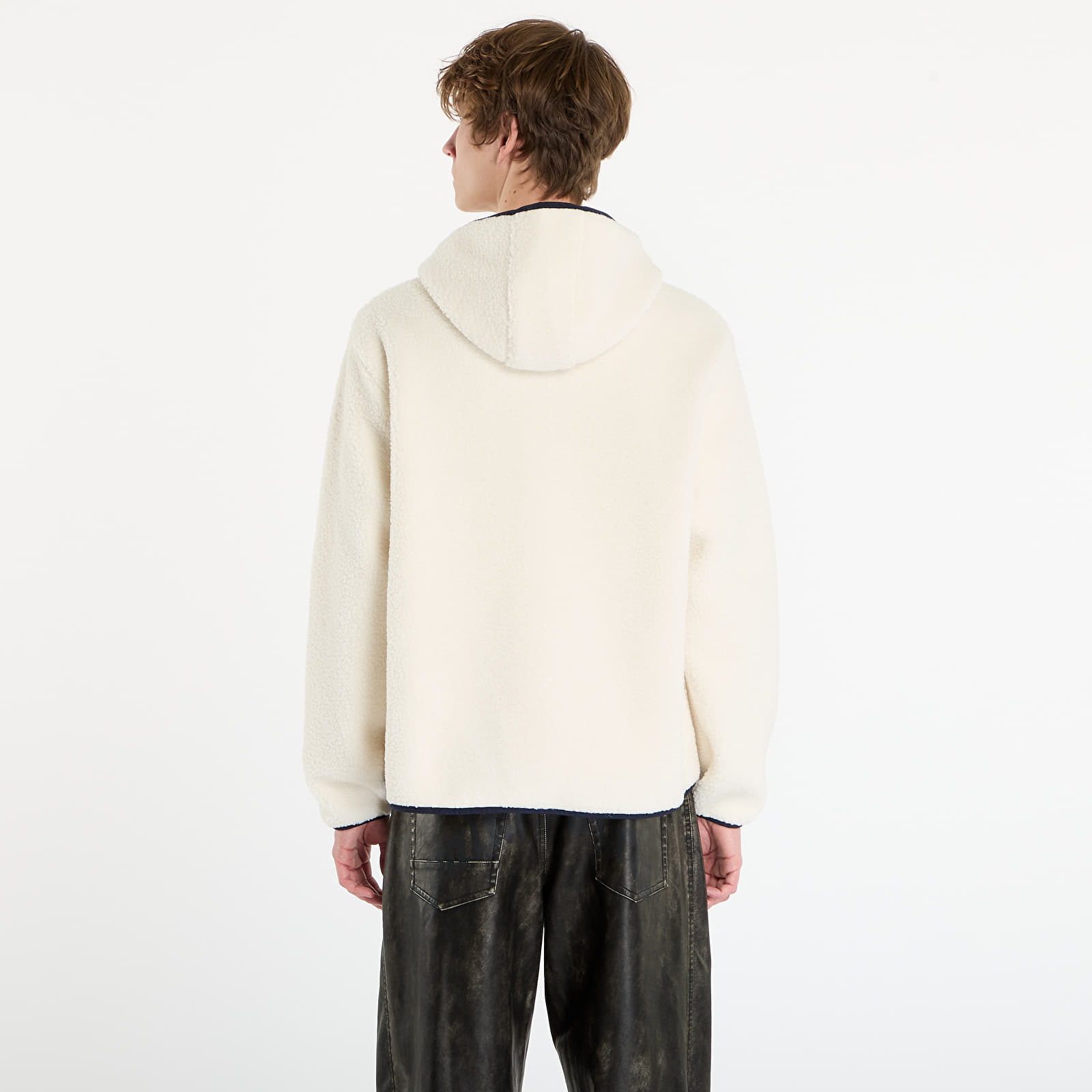 Men's jackets New Era MLB Hooded Sherpa New York Yankees UNISEX Off White