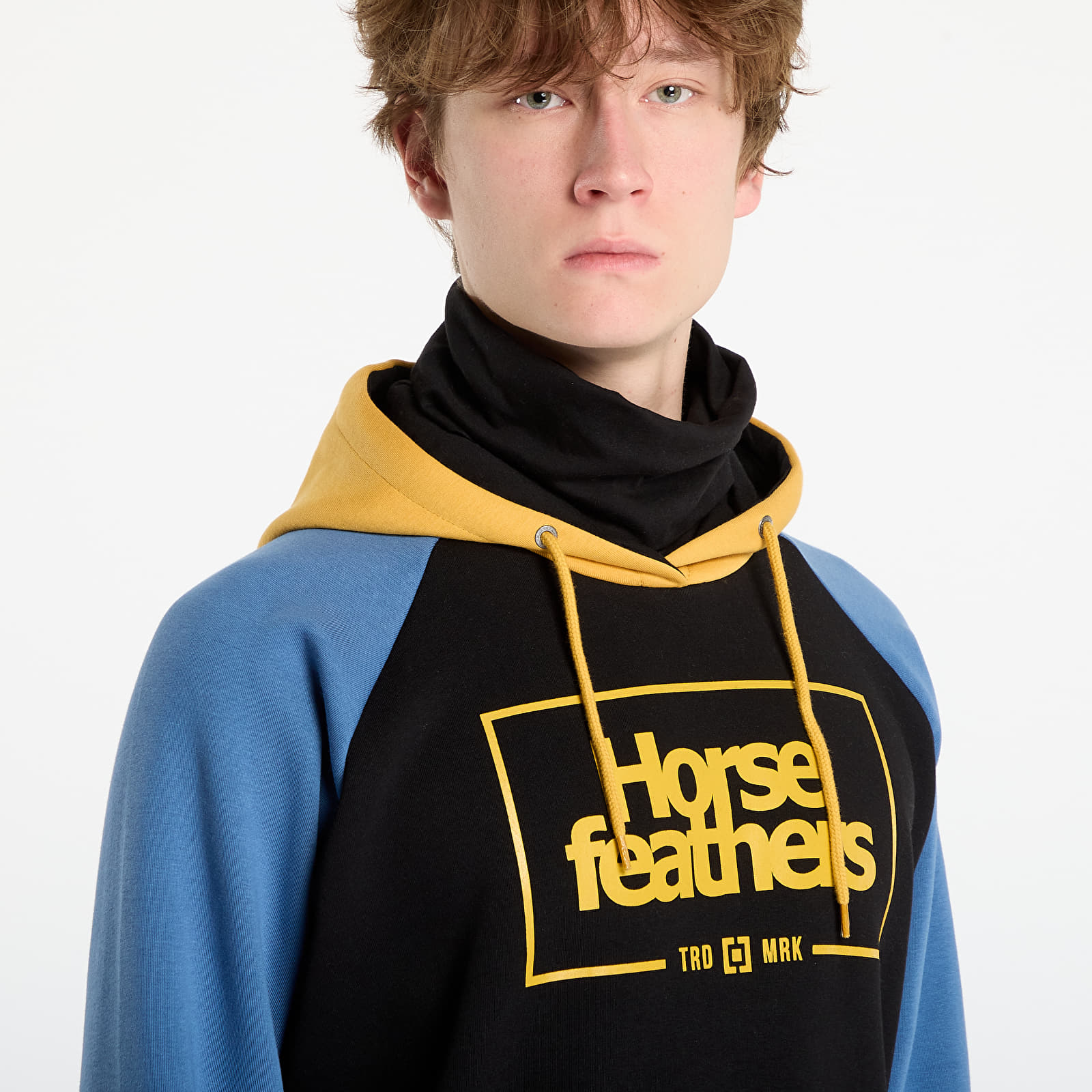 Mikinas ar kapuci un sporta krekli Horsefeathers Sherman Sweatshirt Honey/ Black