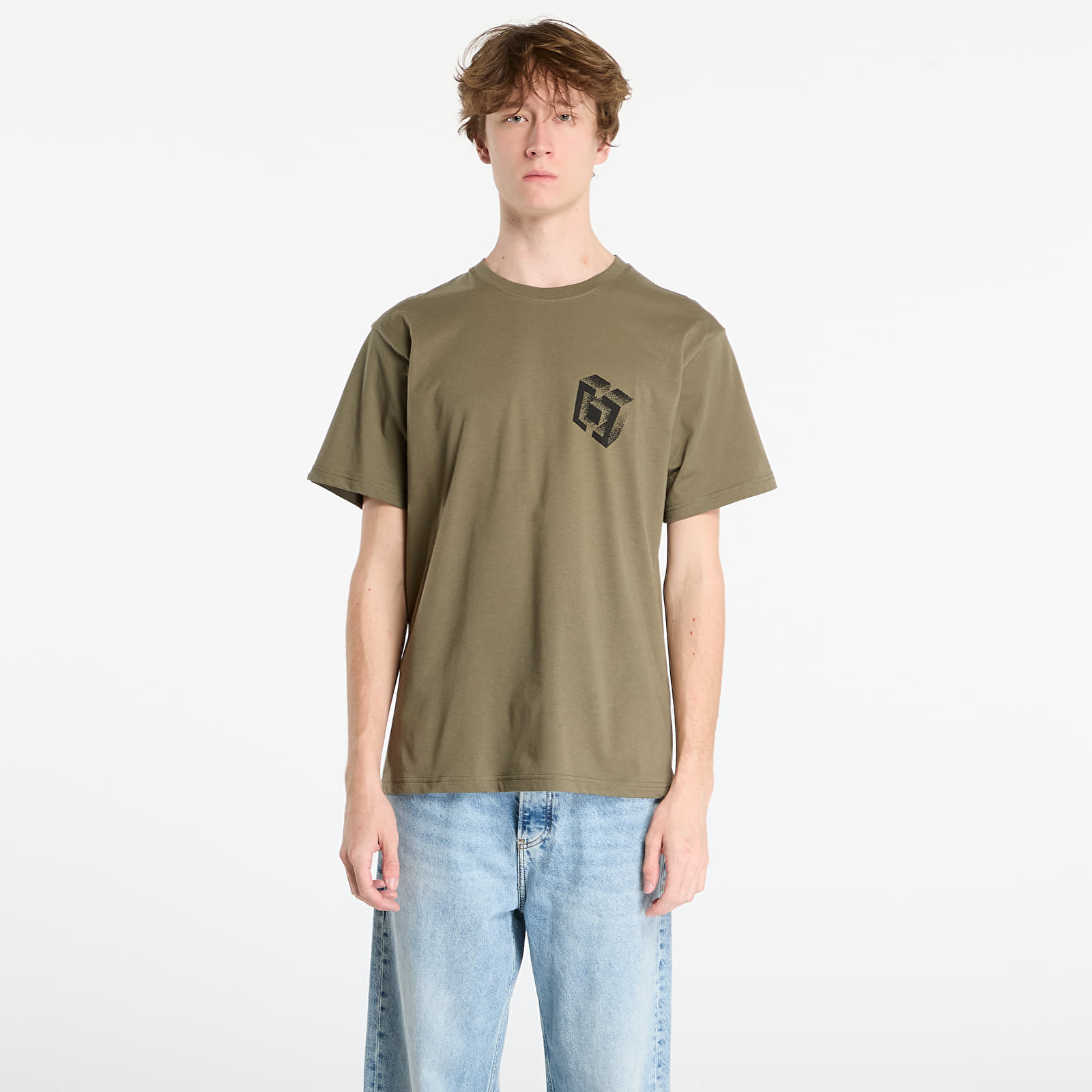 Тениска Horsefeathers Blocks T-Shirt Burnt Olive L