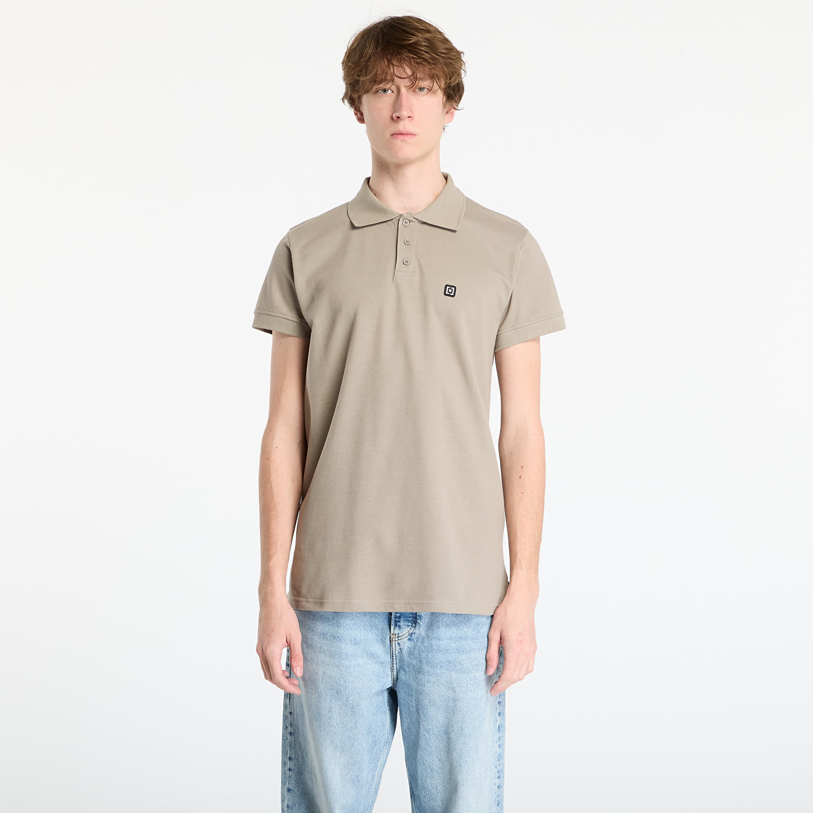 T-paidat Horsefeathers Kato Polo T-Shirt Taupe