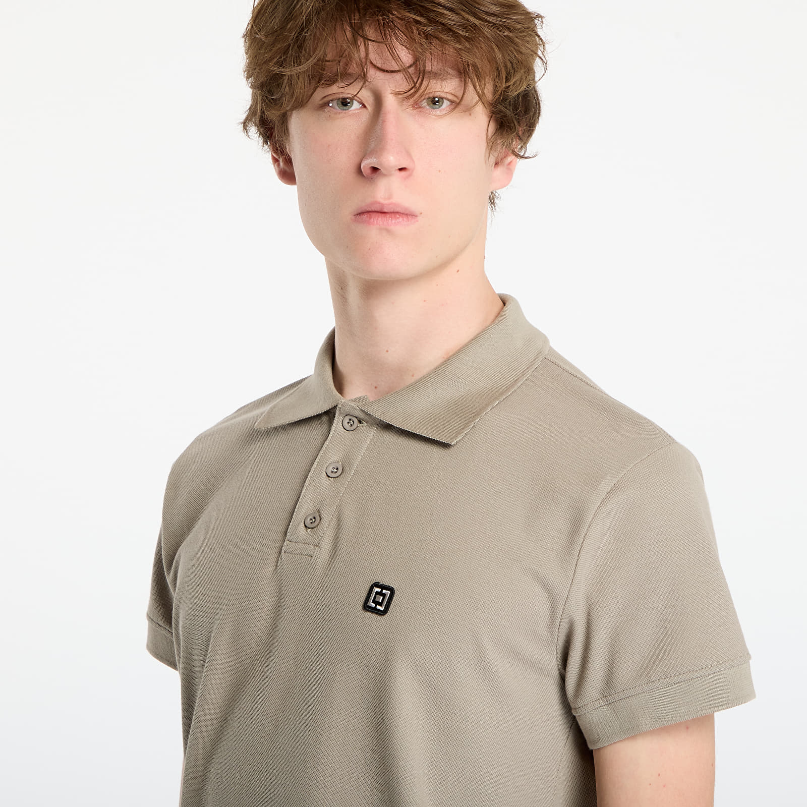 T-paidat Horsefeathers Kato Polo T-Shirt Taupe
