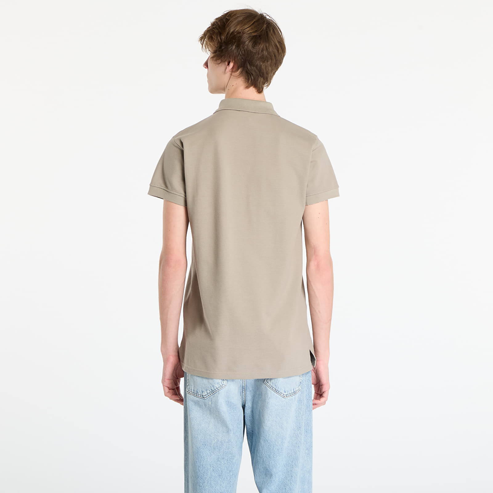 T-paidat Horsefeathers Kato Polo T-Shirt Taupe