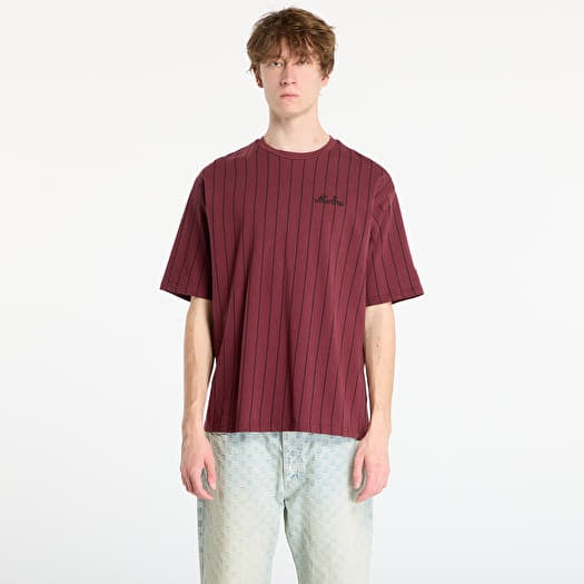 Tričko New Era Pinstripe Os Tee UNISEX Frosted Burgundy