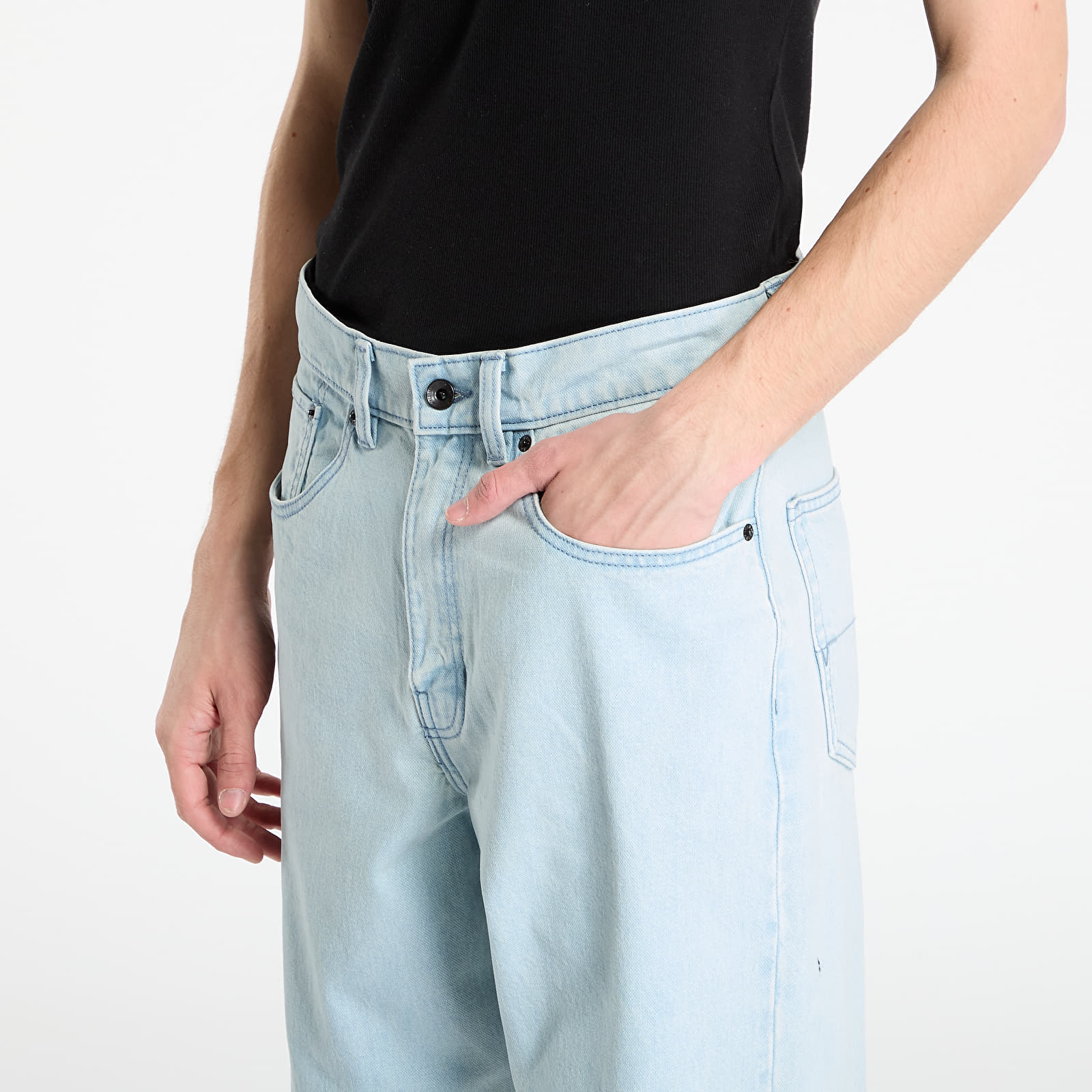 Muške hlače Vans Check-5 Loose Denim Pant Faded Denim