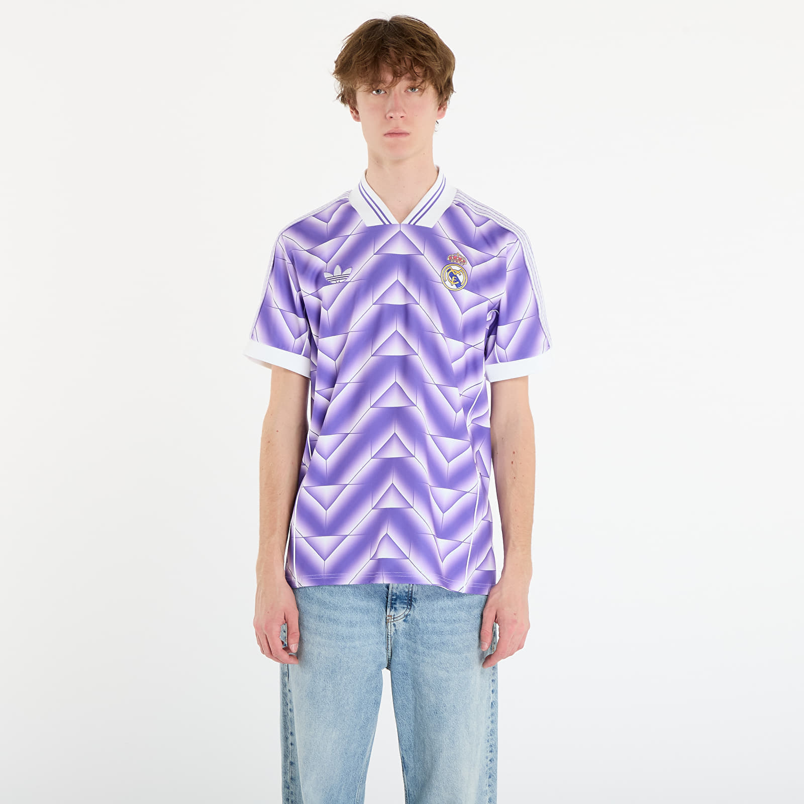 Джърси adidas Real Lf Jersey Purrus/ White L