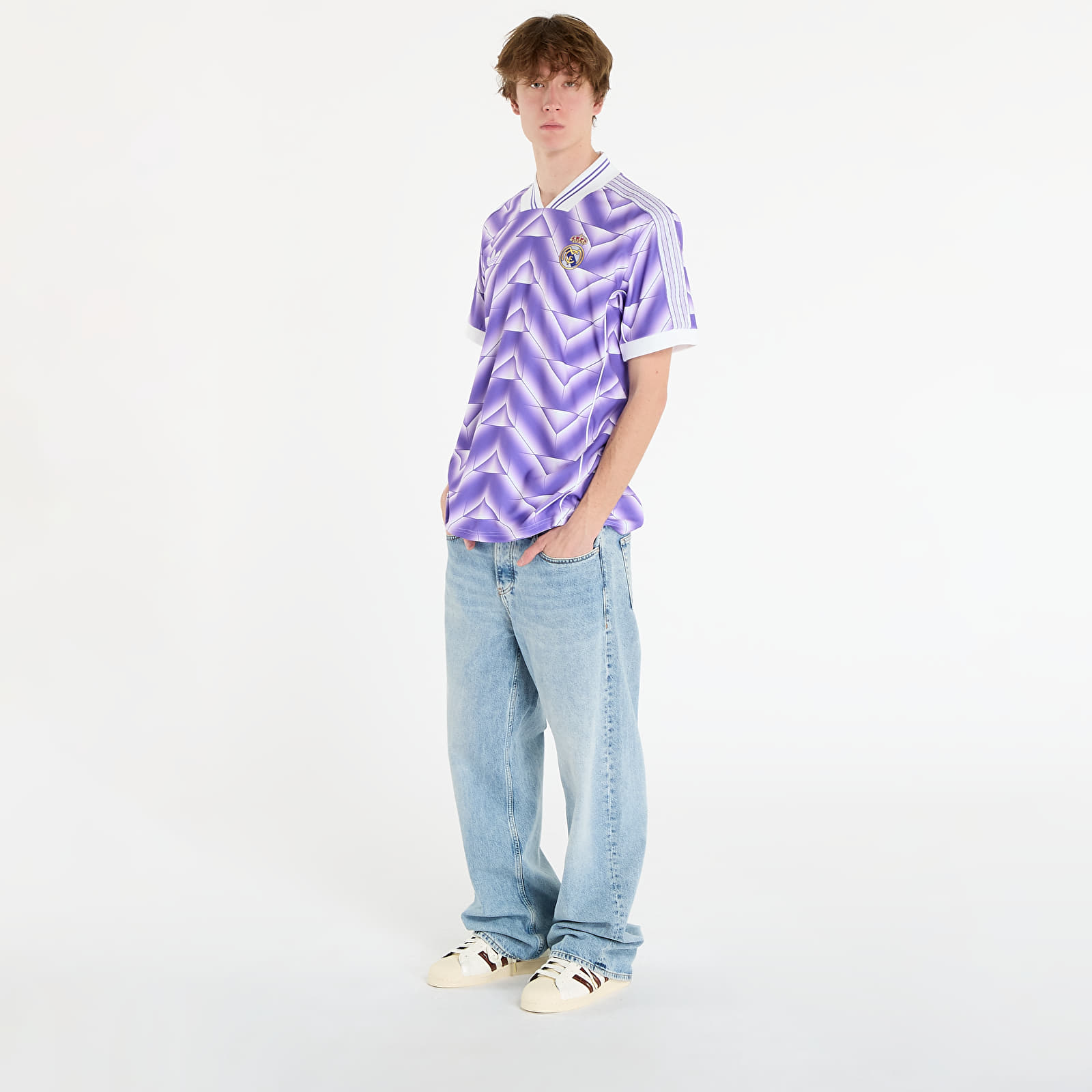 Pánske dresy adidas Real Lf Jersey Purrus/ White