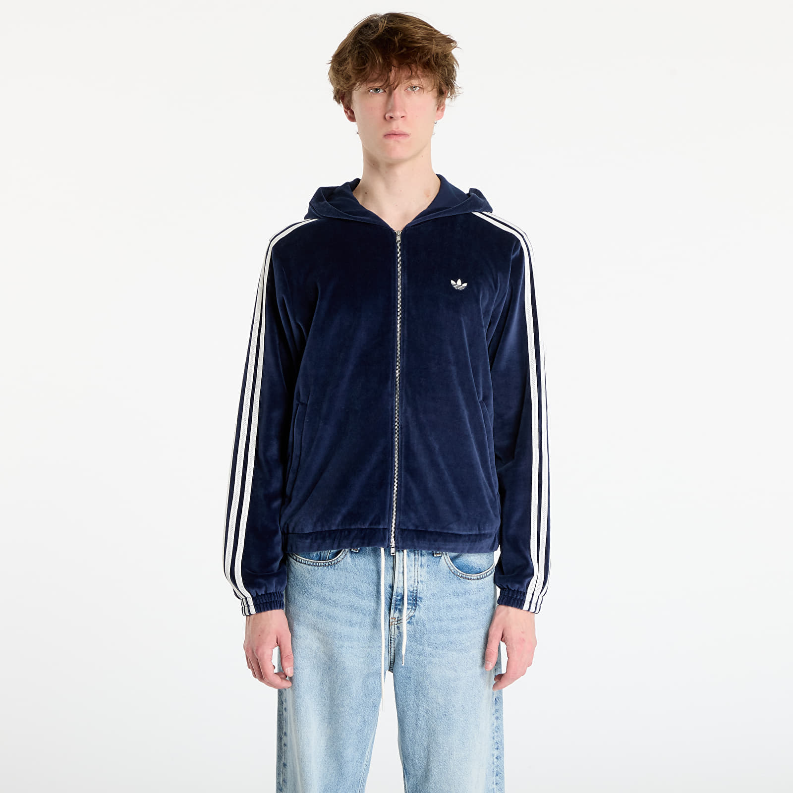 Jachetă adidas x Wales Bonner Velour Track Jacket Collegiate Navy L