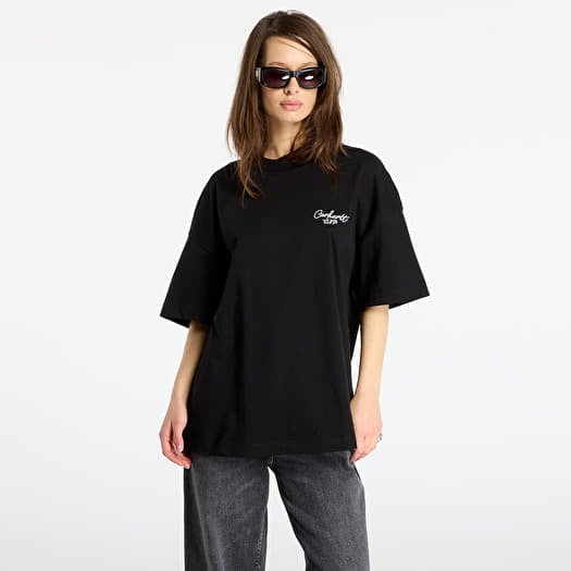 Carhartt WIP S/S Signature Script T-Shirt Black/ White