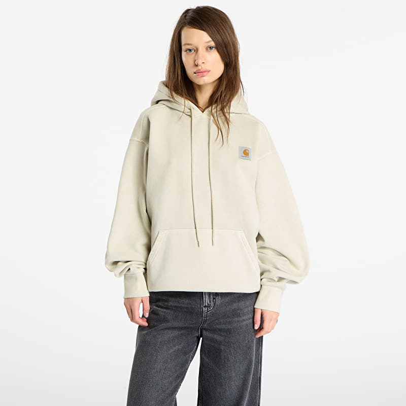 Sweatshirt Carhartt WIP Hooded Vista Sweat UNISEX  Fleur De Sel Garment Dyed