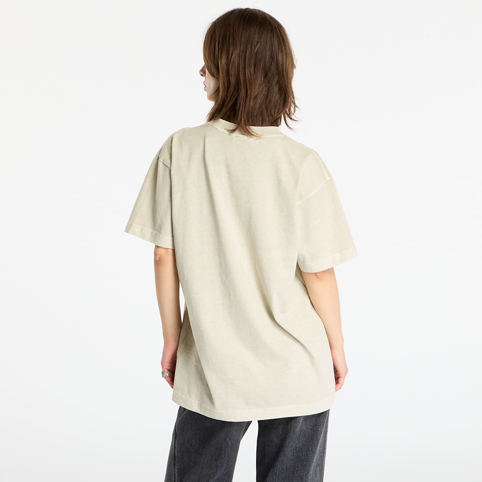 Trička Carhartt WIP S/S Vista T-Shirt UNISEX Fleur De Sel Garment Dyed