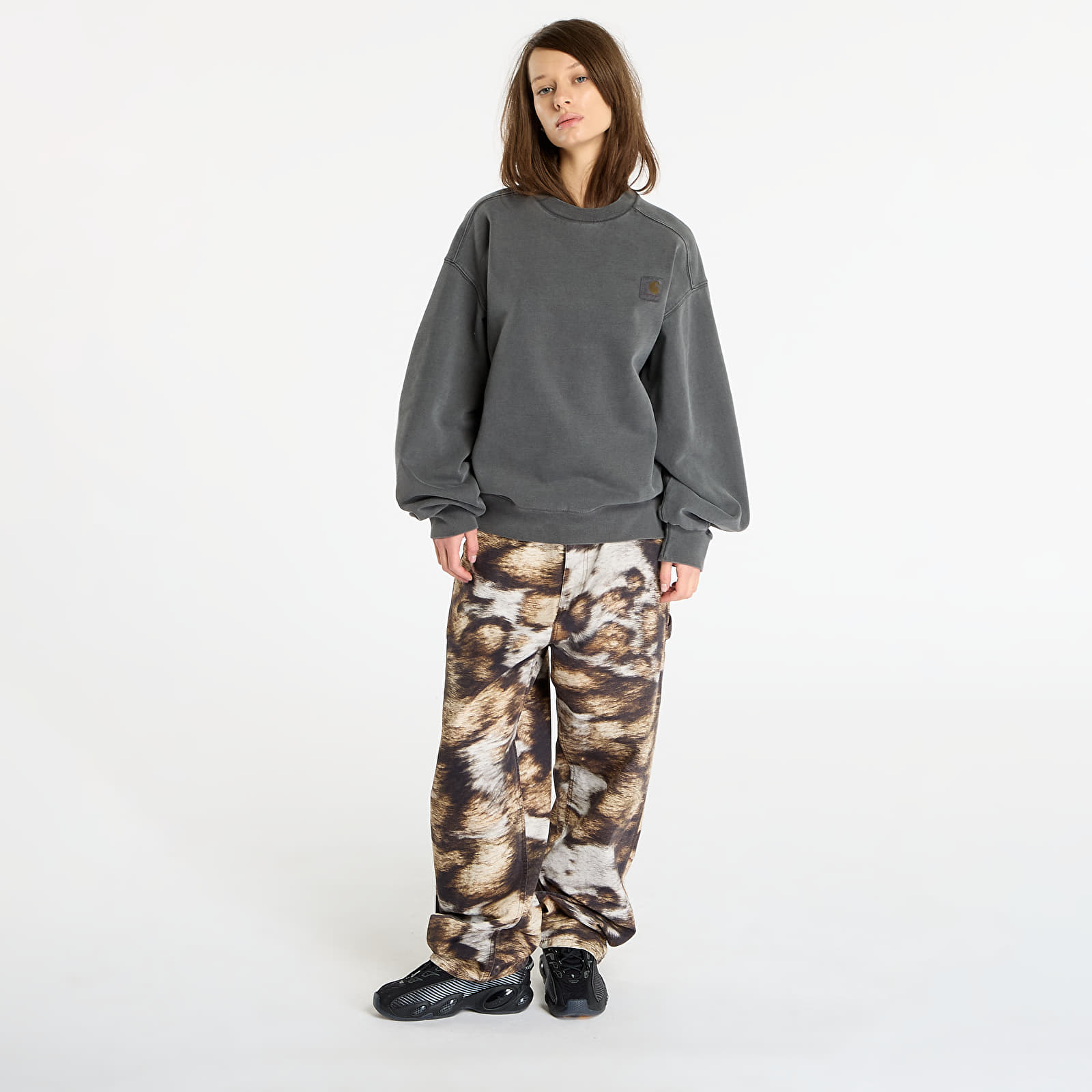 Hættetrøjer og sweatshirts Carhartt WIP Vista Sweat UNISEX Black Garment Dyed