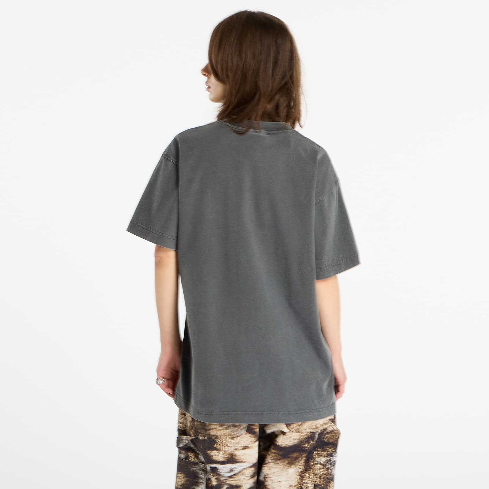 Moške majice  Carhartt WIP S/S Vista T-Shirt UNISEX Black Garment Dyed 