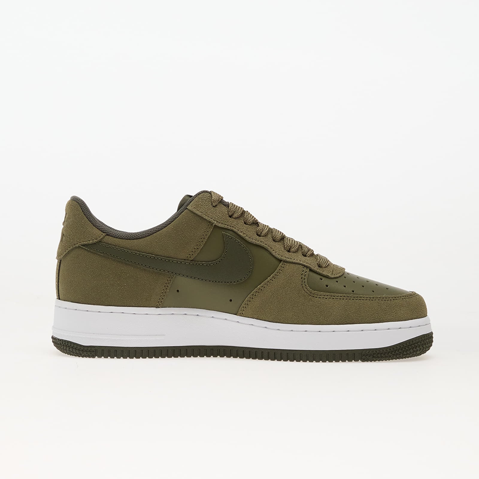 Herresko Nike Air Force 1 '07 Lv8 Medium Olive/ Cargo Khaki-White
