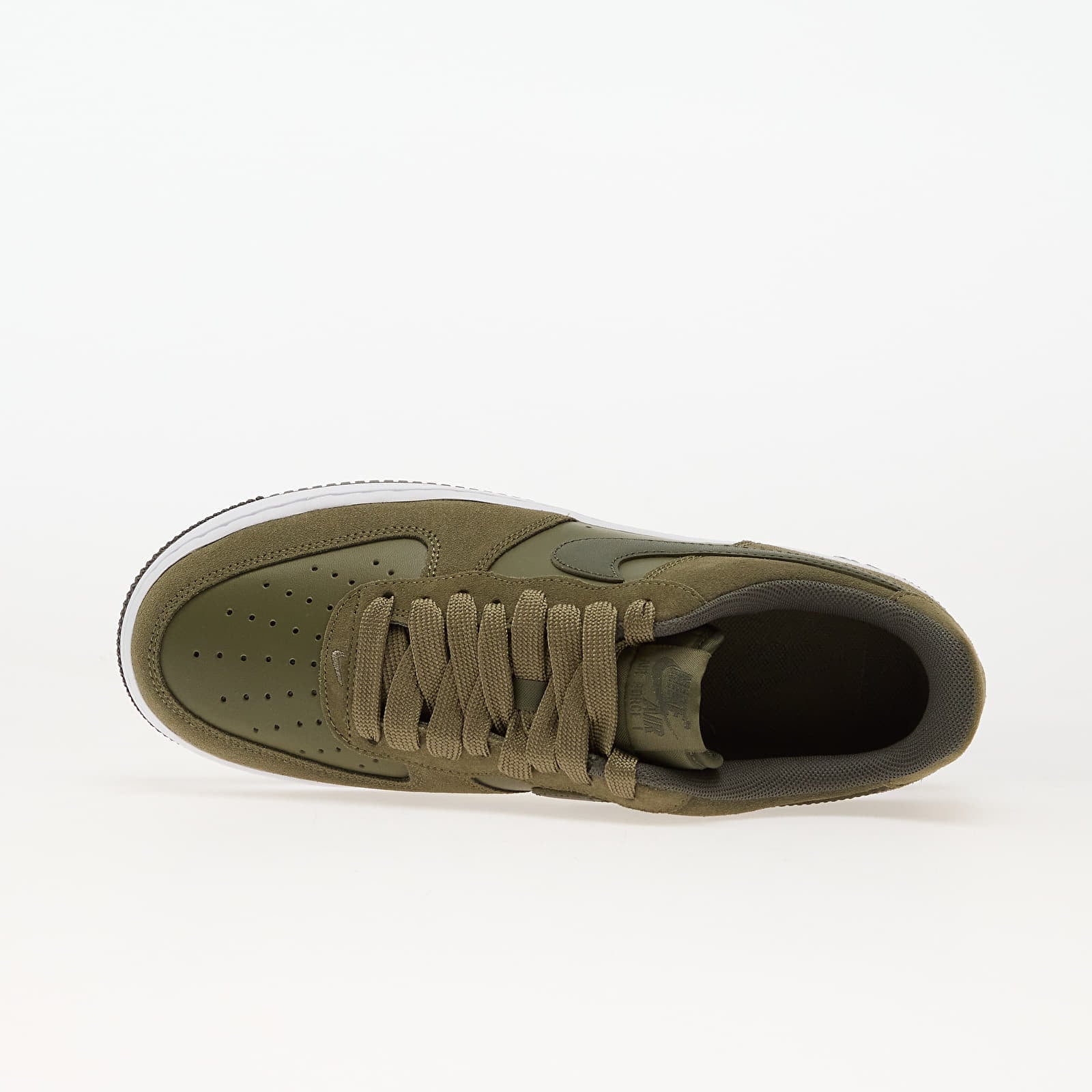 Herresko Nike Air Force 1 '07 Lv8 Medium Olive/ Cargo Khaki-White
