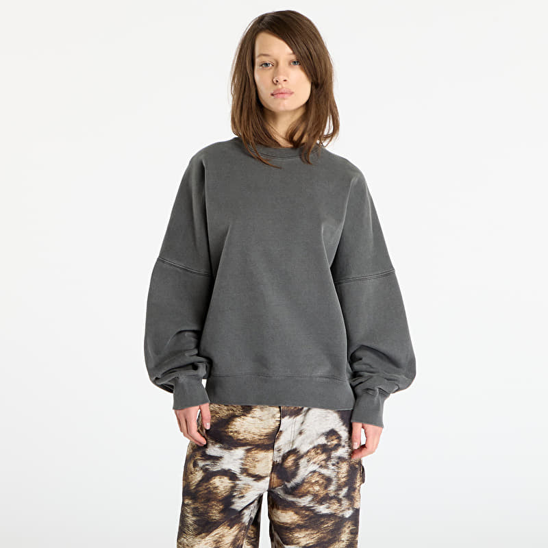 Sweatshirt Carhartt WIP RGGD Sweat UNISEX Black Garment Dyed