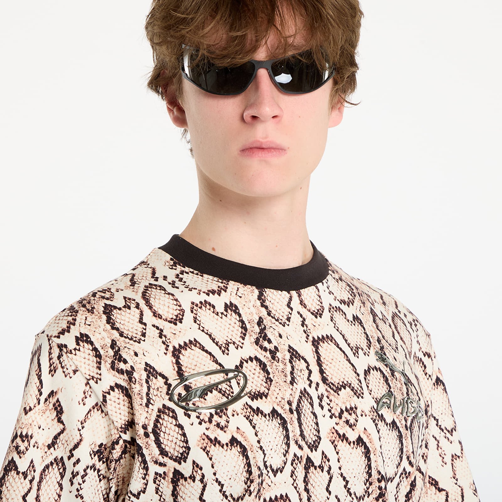 T-shirts för män Puma x A$AP ROCKY Snakeskin Tee Frosted Ivory AOP