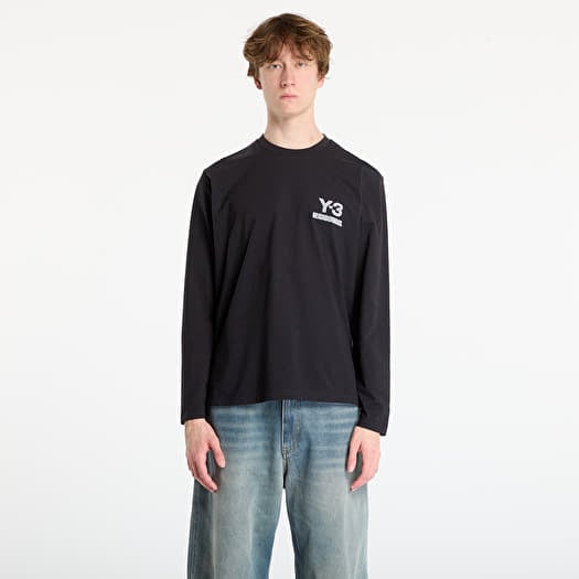 T-skjorte Y-3 x Neighborhood Logo Long Sleeve Tee UNISEX Black