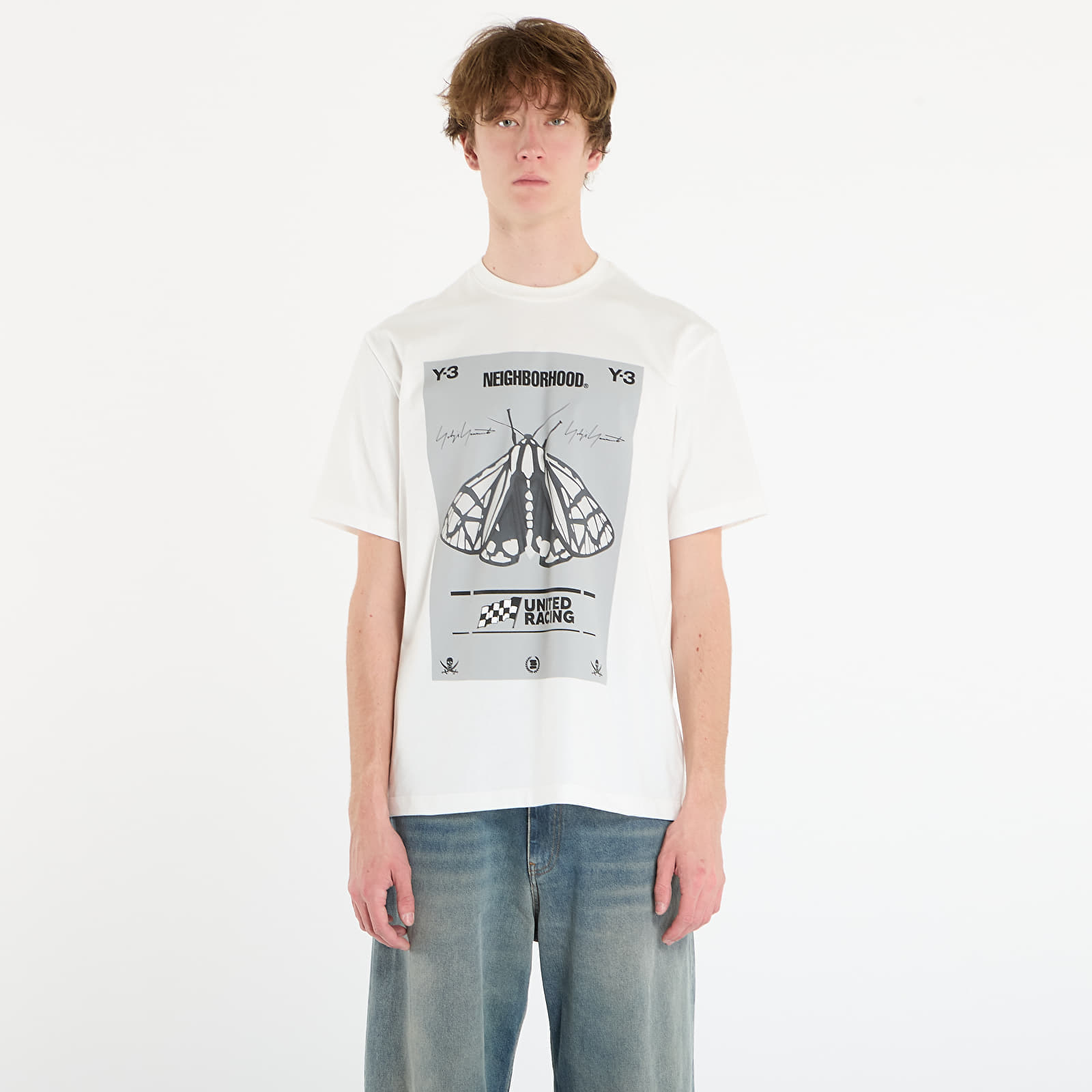 Tricou Y-3 x Neighborhood Graphic Tee UNISEX Core White L