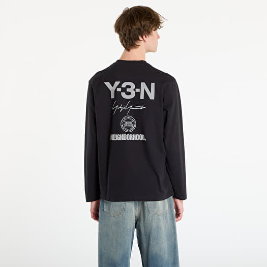 Y-3-N NEIGHBORHOOD ロンT Y-3 x Neighborhood Logo Long Sleeve Tee UNISEX Black | Footshop