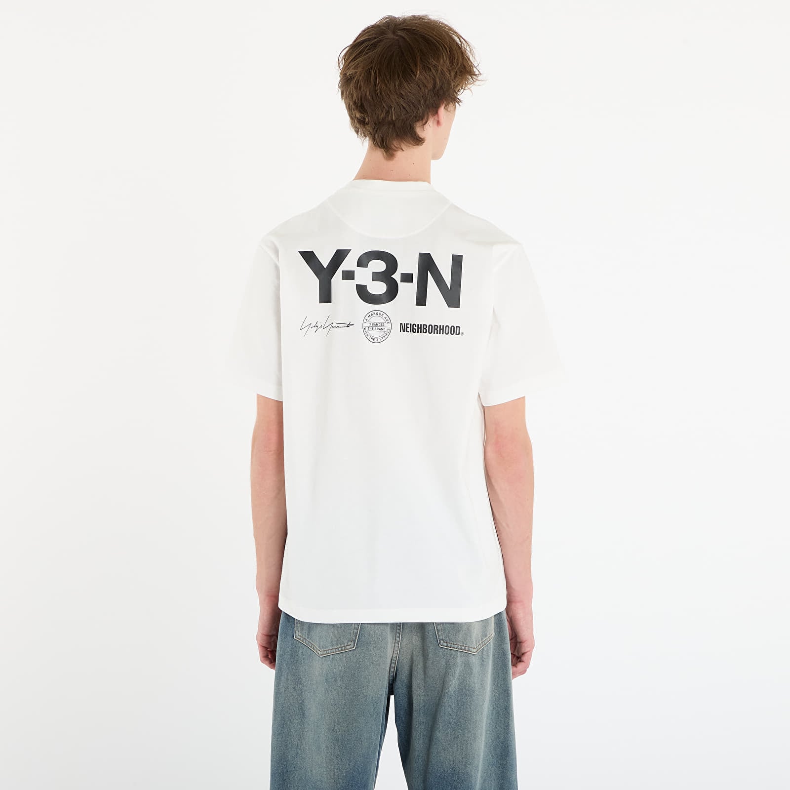 Pánská trička Y-3 x Neighborhood Graphic Tee UNISEX Core White