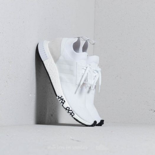 Men s shoes adidas NMD Racer Primeknit Ftw White Ftw White Ftw White Footshop