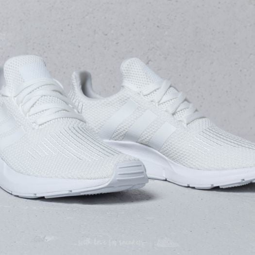 Adidas swift run all white mens sales