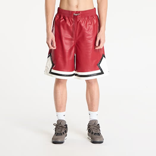 Къси панталони Air Jordan Men's Faux Leather Shorts Wings Jrdn Red/ Sail/ Sierra Red