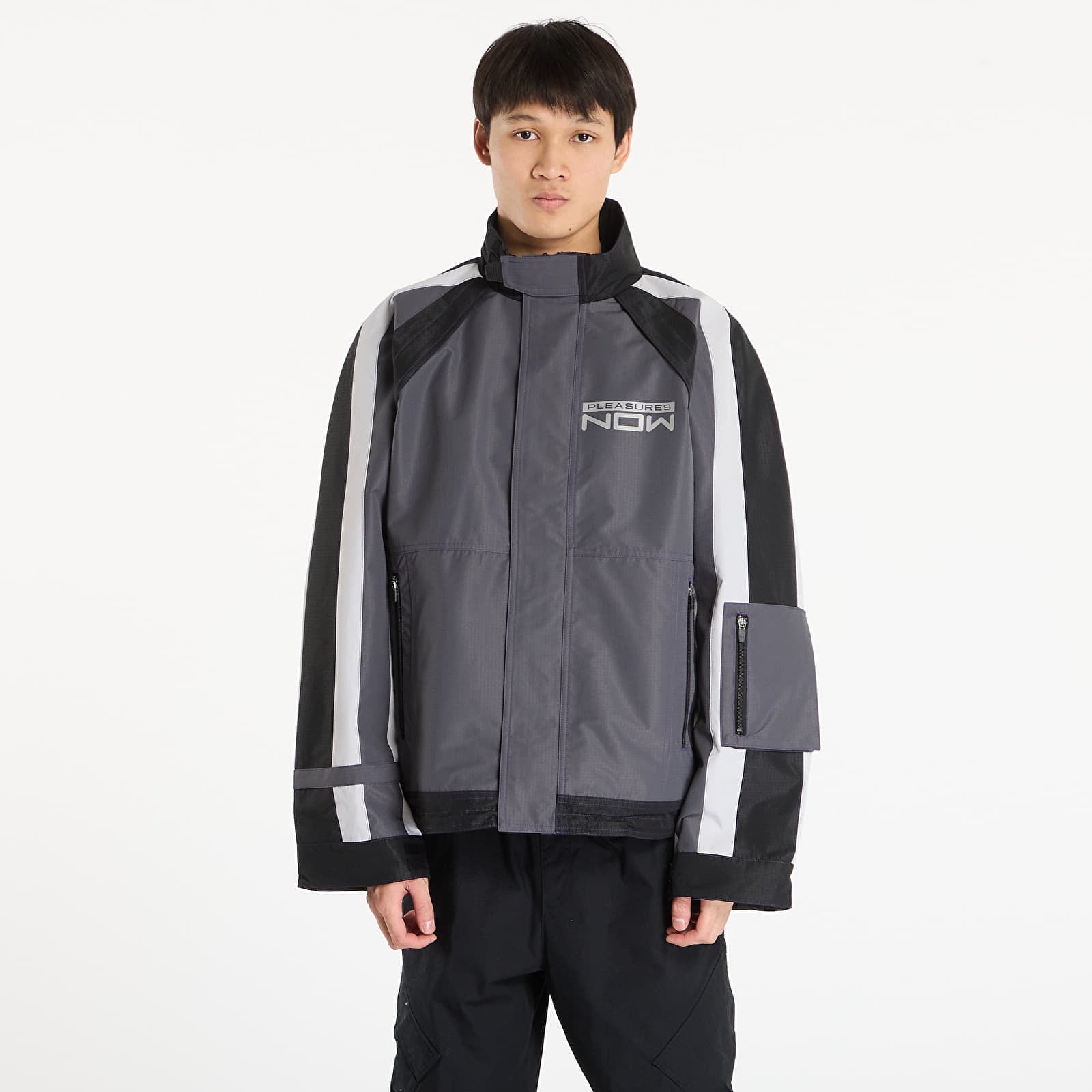 Jachetă PLEASURES Tactical Moto Jacket Black S