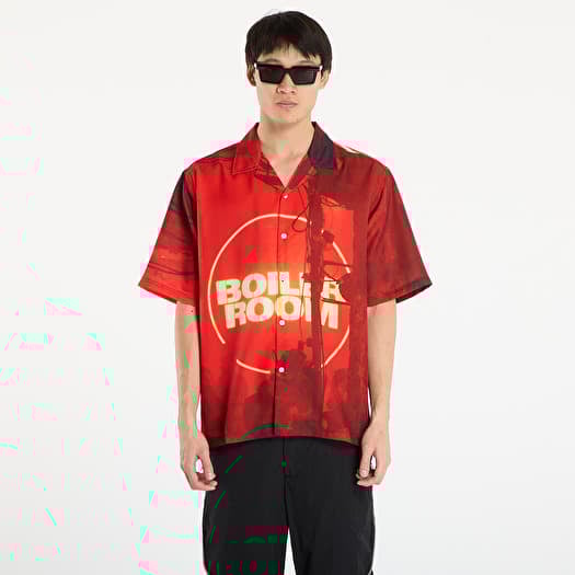 Shirt PLEASURES x Boiler Room Venue Button Up Red