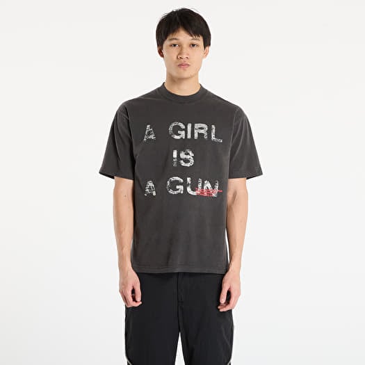 Tričko PLEASURES FOR FTSHP - G.I.A.G. T-Shirt UNISEX Vintage Black