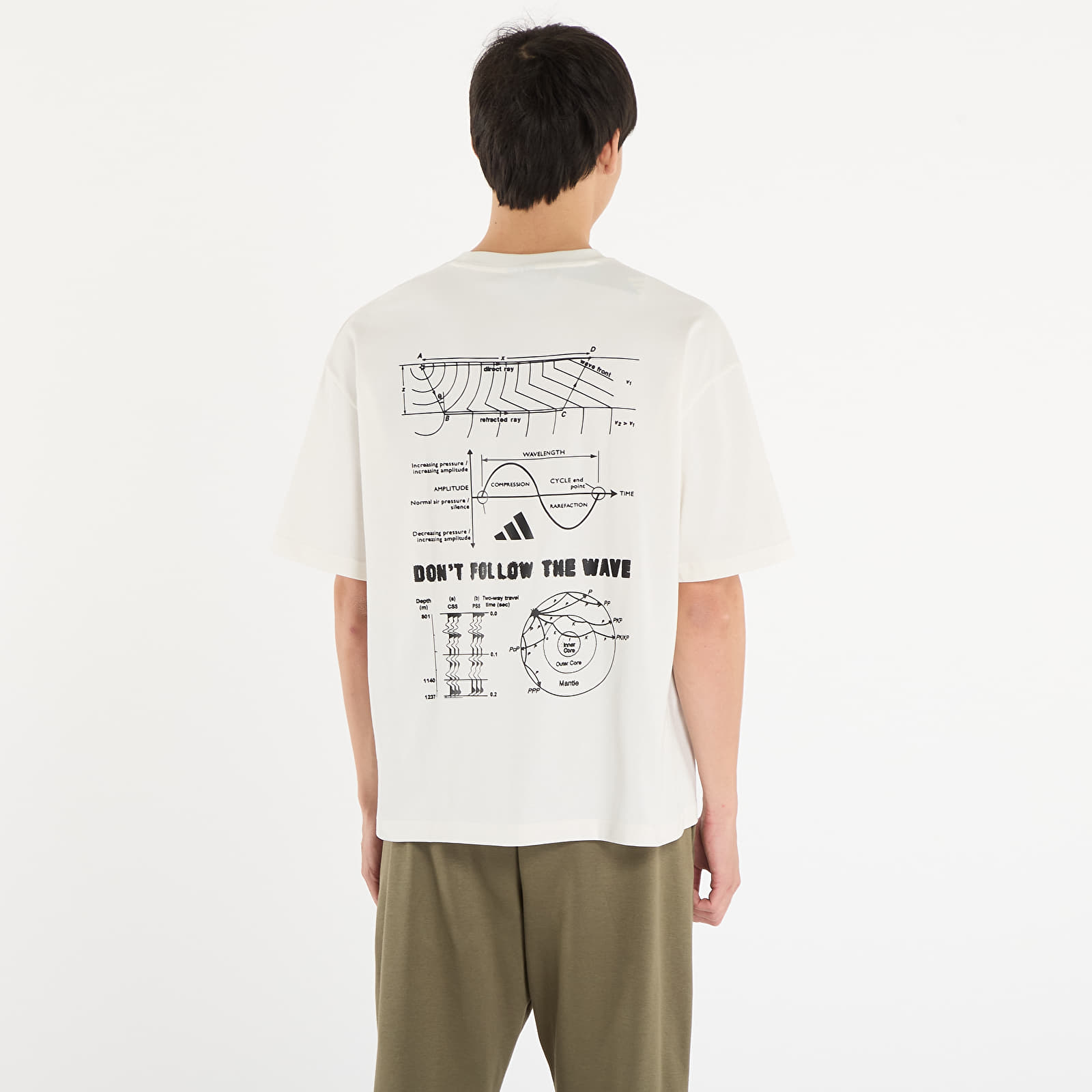 Männer T-Shirts adidas x Anthony Edwards Gfx Tee Cloud White