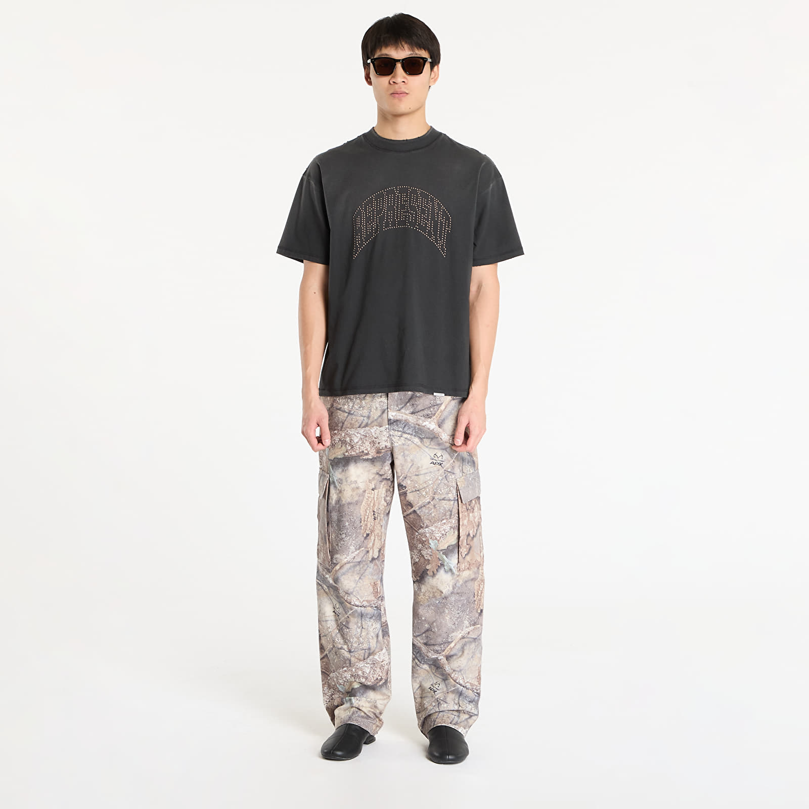 T-shirts til mænd REPRESENT Embellished Represent T-Shirt UNISEX Stained Black