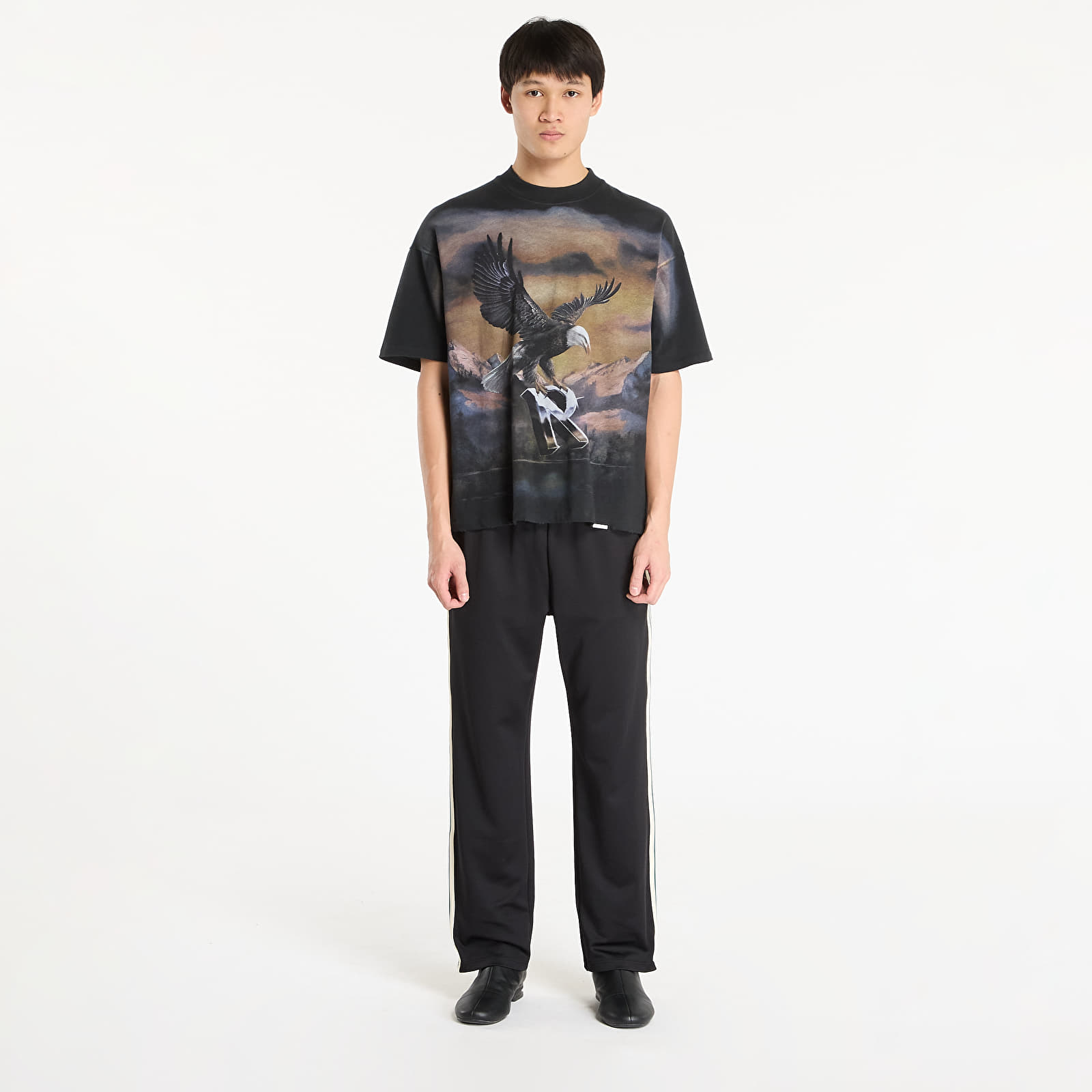 Muške hlače REPRESENT Taped Track Pant Jet Black