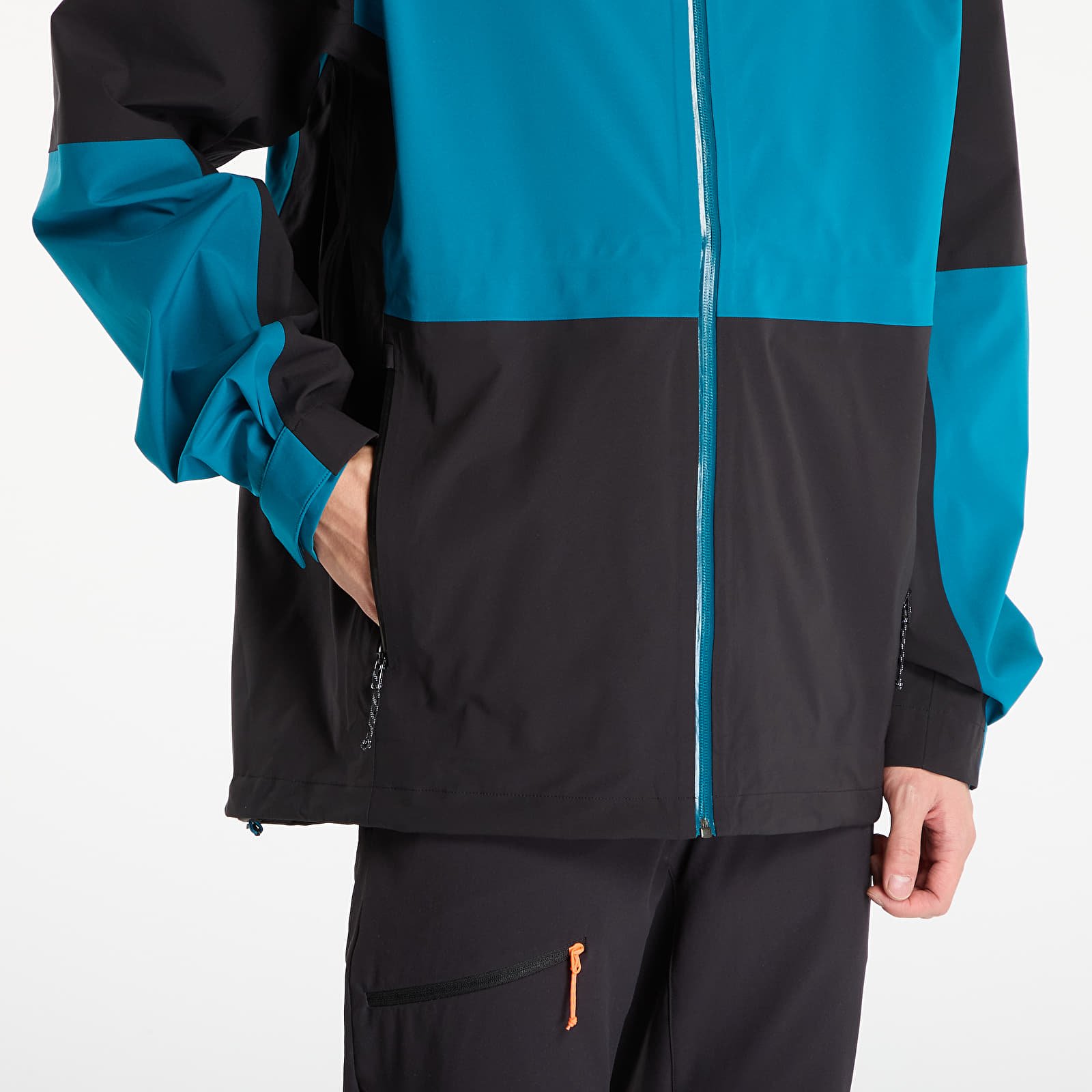 Jakker for menn Mammut Linard Guide HS Hooded Jacket Men Black/ Deep Teal