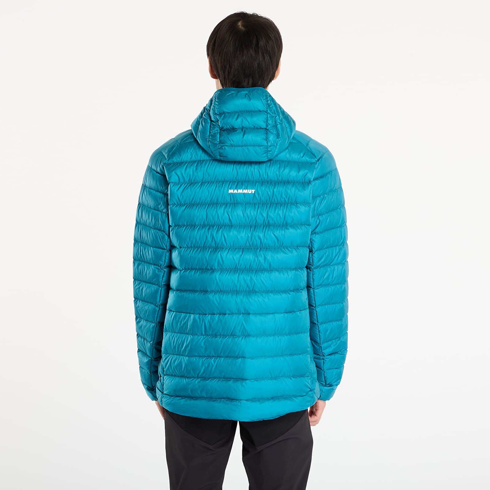 Herrenjacken Mammut Broad Peak IN Hooded Jacket Men Deep Teal/ Black
