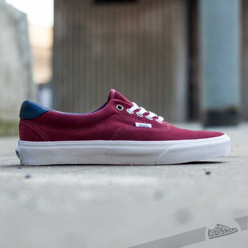 Men s shoes Vans Era 59 Suede Leather Oxblood Red Footshop