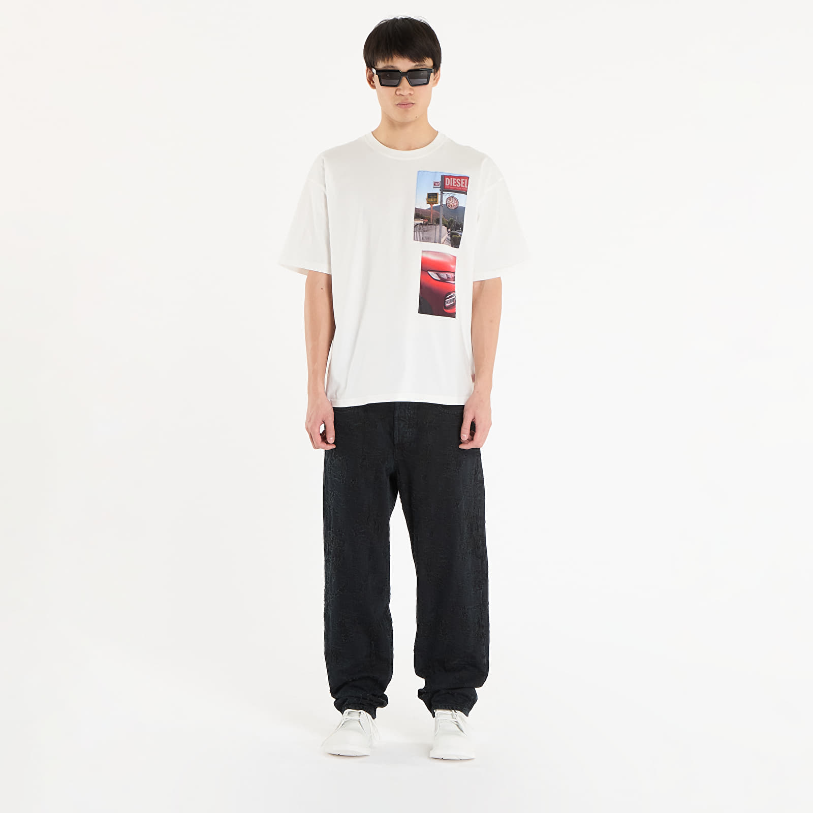 T-krekli DIESEL T-Boxt-T3 T-Shirt Off White