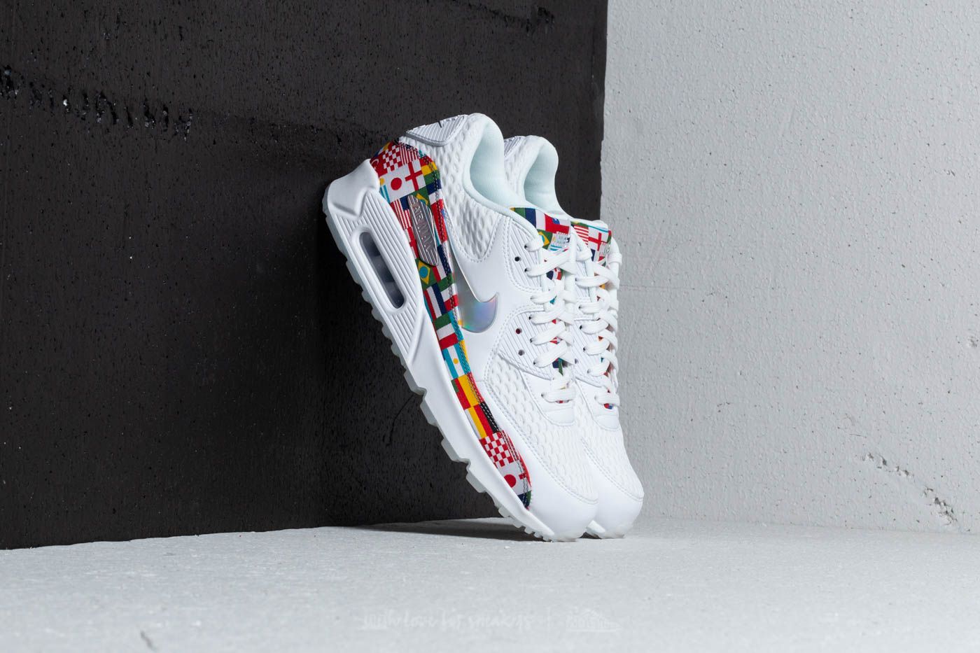 Herren Sneaker und Schuhe Nike Air Max 90 NIC QS White Multi Color Footshop