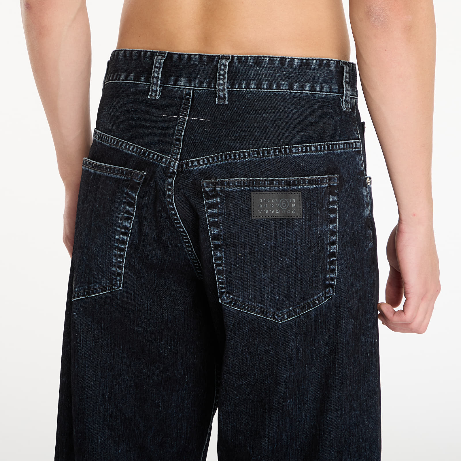 Muške traperice MM6 Maison Margiela Pants 5 Pockets Black