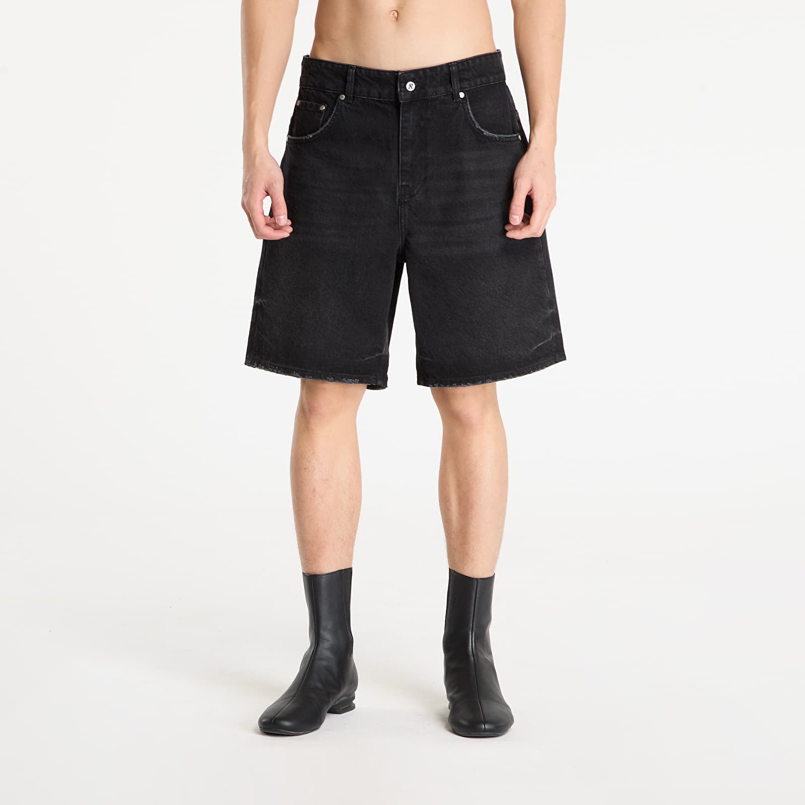Pantaloni scurți REPRESENT R10T Tailored Denim Shorts Black W33