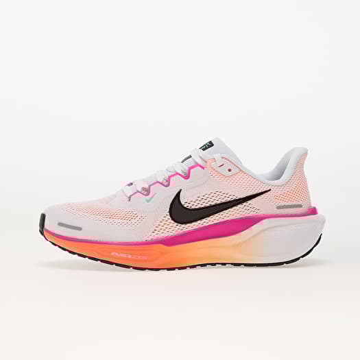 Nike Pegasus 41 White/ Black-Fire Pink-Orange Pulse