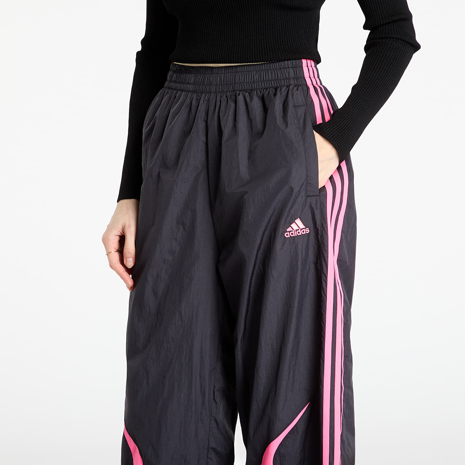 Pants adidas Teamgeist Adicolor Oversized Track Tracksuit Bottoms Black