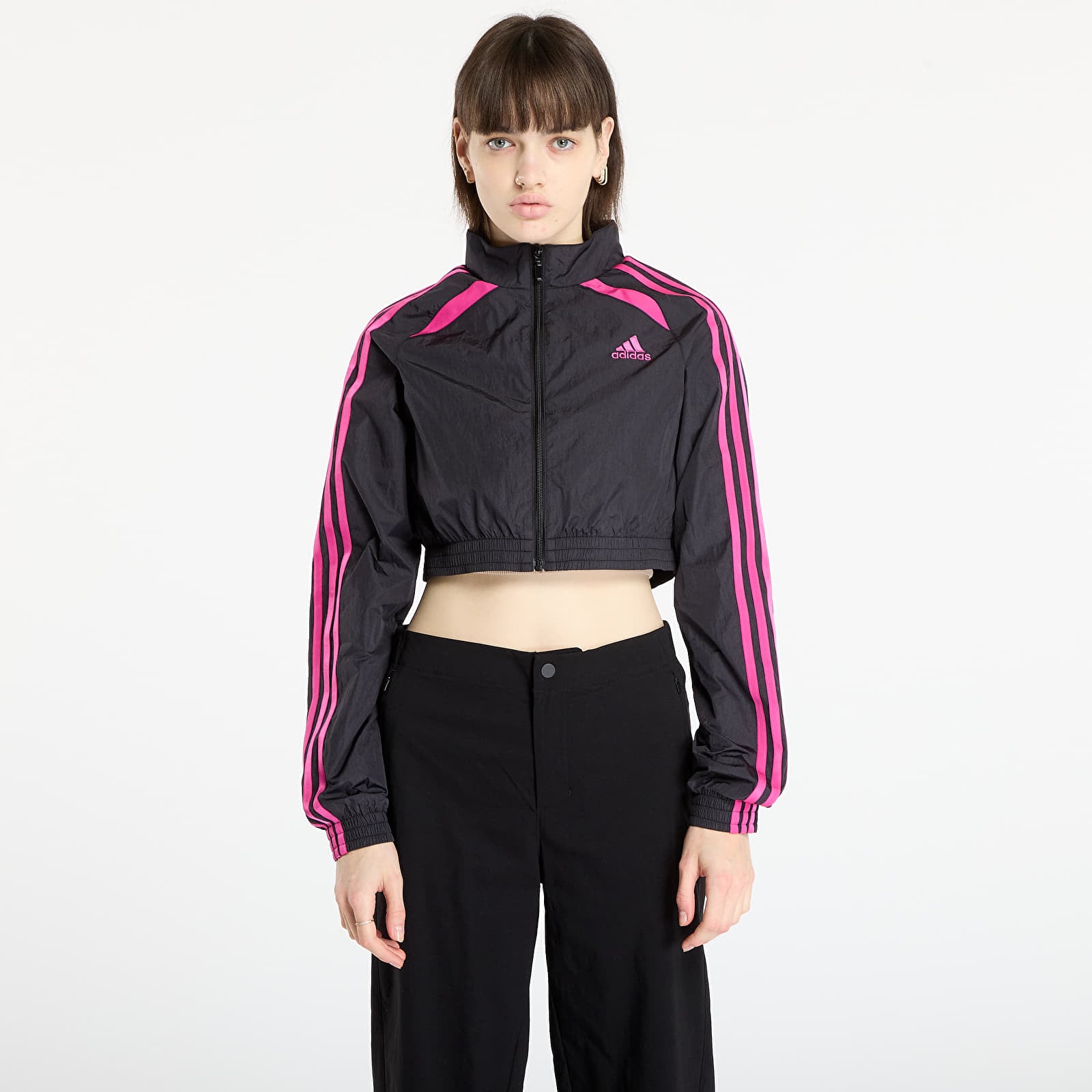 Striukės adidas Teamgeist Adicolor Cropped Track Top Black