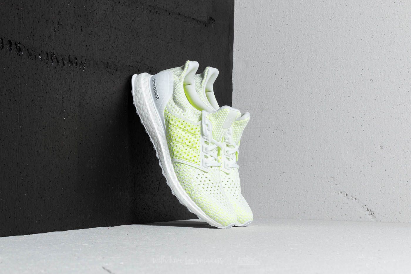 Ultra boost clima store white on feet