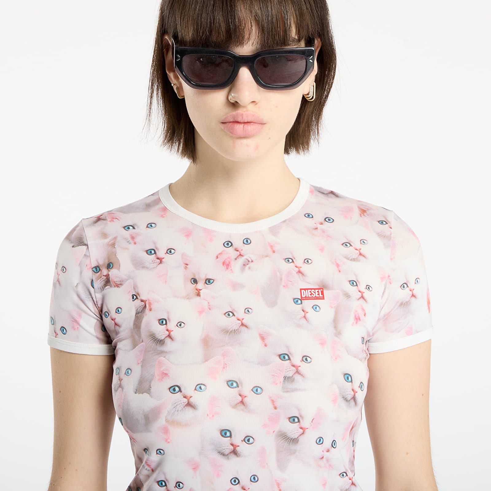 Women's tank tops DIESEL T-Unclau Tank Top White