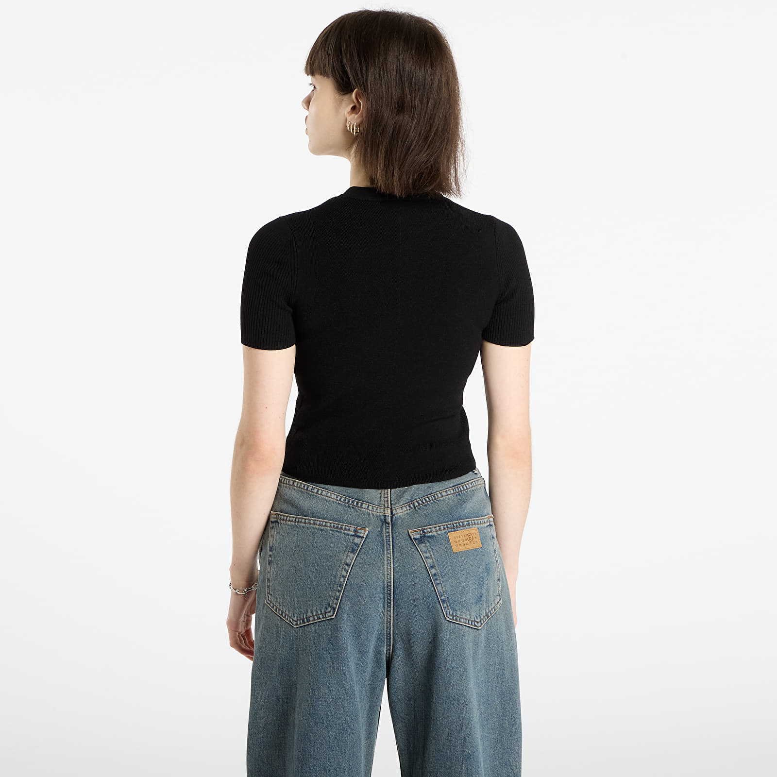 T-shirts DIESEL M-Valari-Ss Knitwear Black