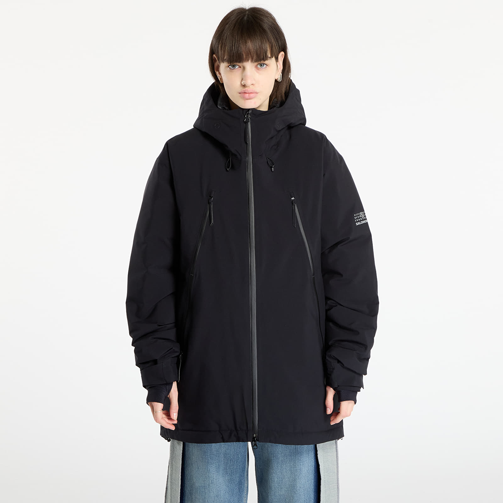 Damesjassen MM6 x Salomon Rtw Avp Sportsjacket Black