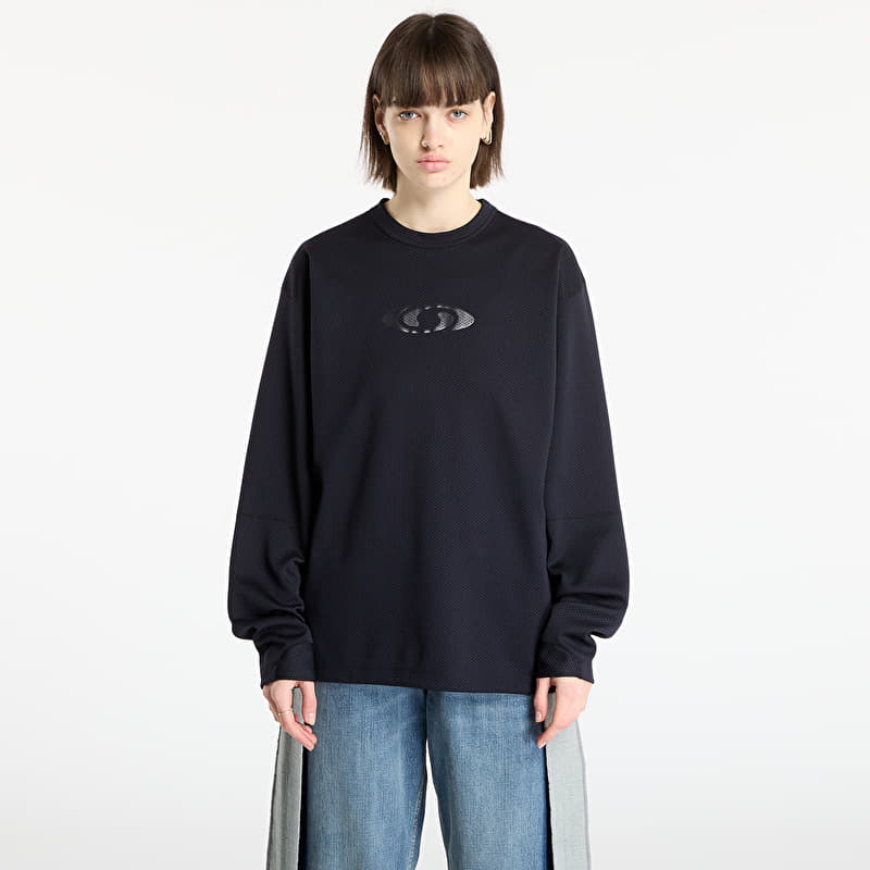 T-shirt MM6 x Salomon Long-Sleeved Top Washed Black